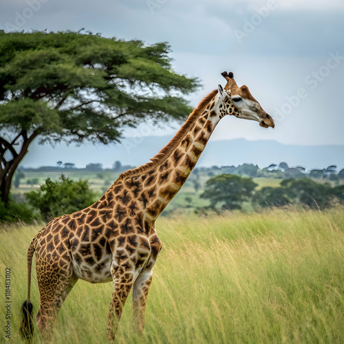 a giraffe