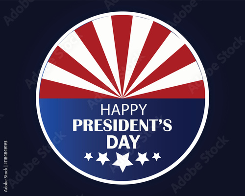 President's Day, February 17. Background, card, banner, poster Design. Vector Illustration.