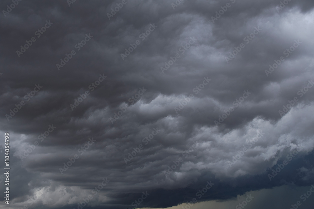 Blue sky full of white clouds, storm day Blue sky full of white clouds, storm day