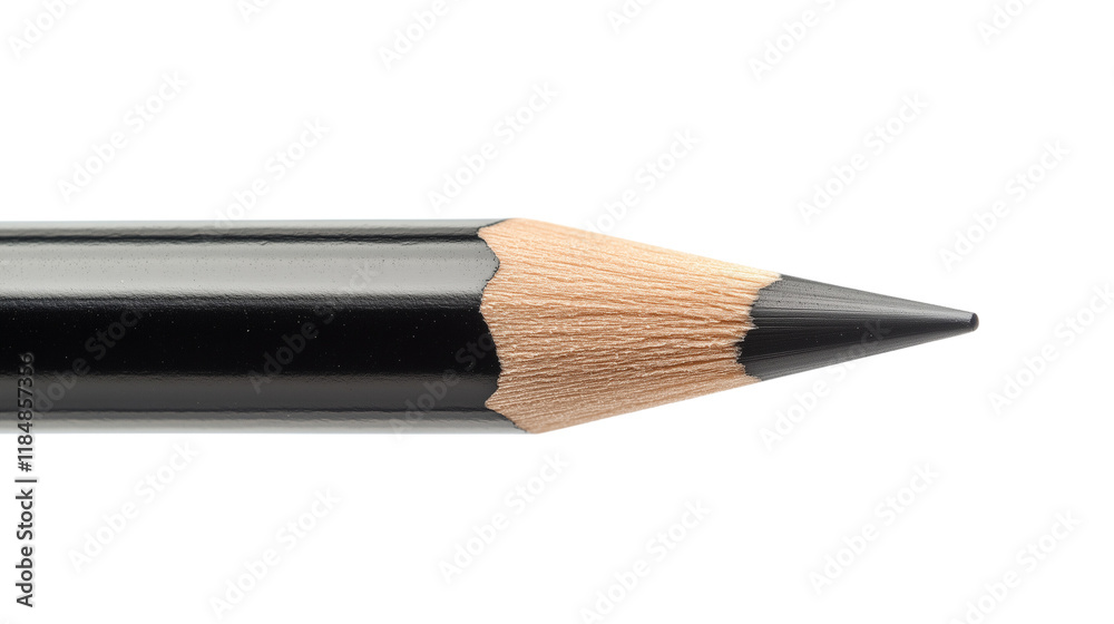 Close-Up of Sharpened Black Pencil Tip PNG Close-Up of Sharpened Black Pencil Tip PNG