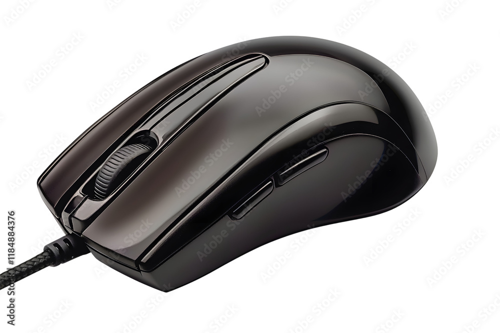 black computer mouse isolated on white or transparent png black computer mouse isolated on white or transparent png