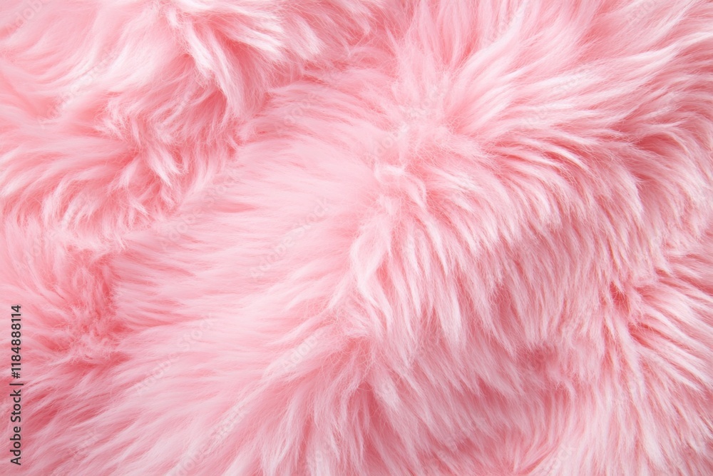 Seamless pink plush background featuring fluffy clouds and delicate pastel highlights for a dreamy aesthetic in design projects