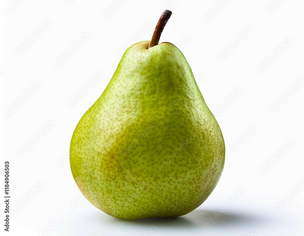 pear isolated green pear on white background format pear with no background full depth of field pear isolated green pear on white background format pear with no background full depth of field