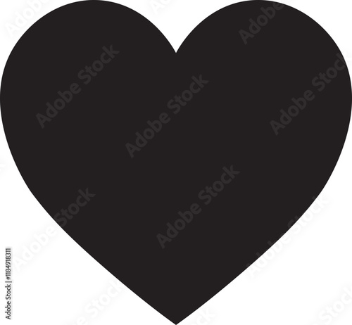 Healthcare heart flat icon. Care and support icon, representing love, care, and kindness. Suitable for health, charity, and support-related concepts. Isolated on transparent background.