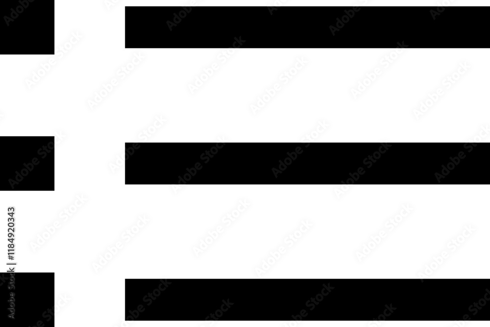 Hamburger web and mobile app menu icon. Navigation bar with three horizontal bars, squares, dots and ellipsis. Template navigation, Icon, dropdown button web symbol. Vector illustration. Hamburger web and mobile app menu icon. Navigation bar with three horizontal bars, squares, dots and ellipsis. Template navigation, Icon, dropdown button web symbol. Vector illustration.