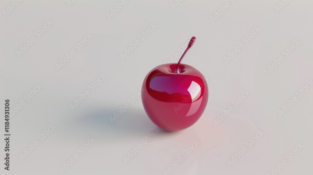 Obraz premium cherries isolated on white background
