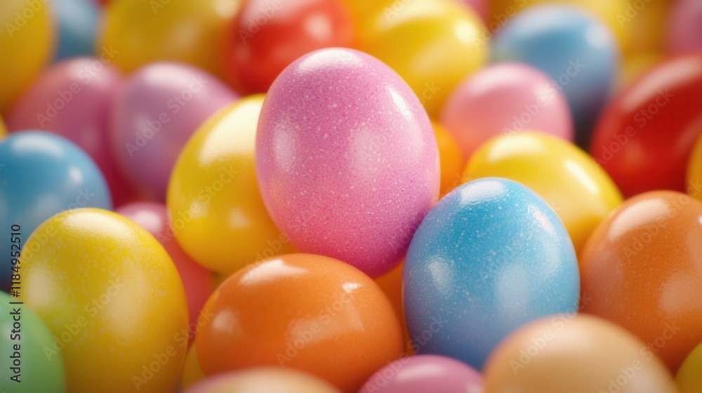 A close up of a pile of colorful candies A close up of a pile of colorful candies