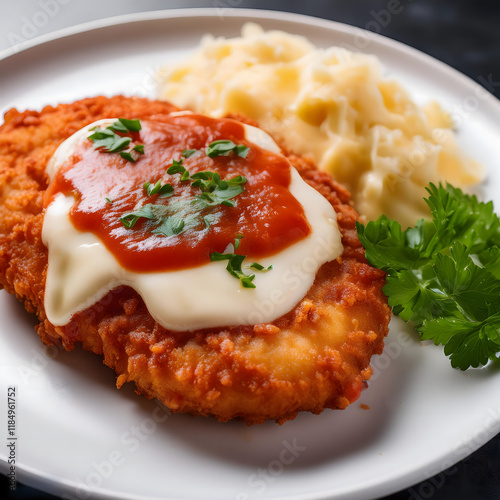 fried eggs with bacon and tomato