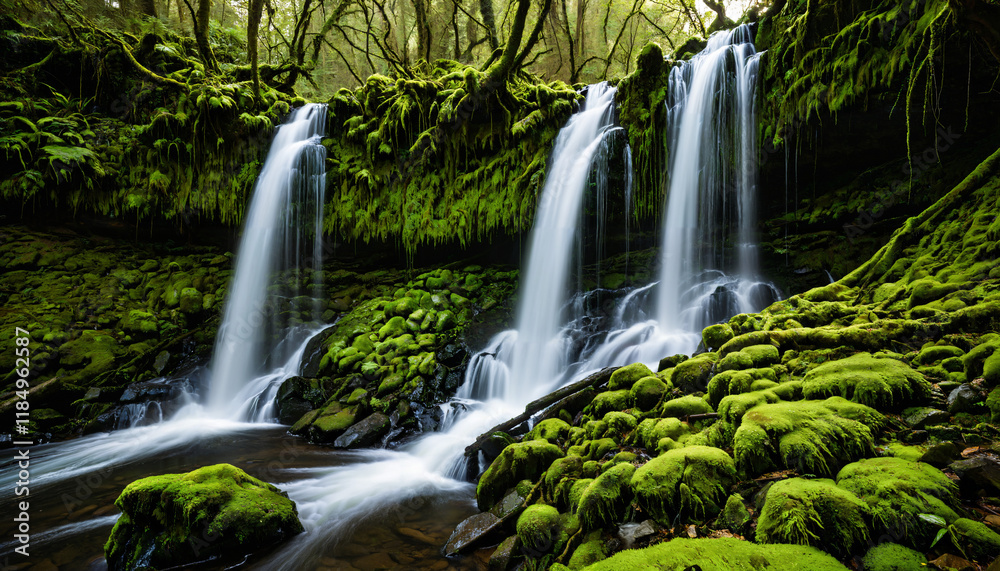 Enchanting Forest Waterfall Enchanting Forest Waterfall