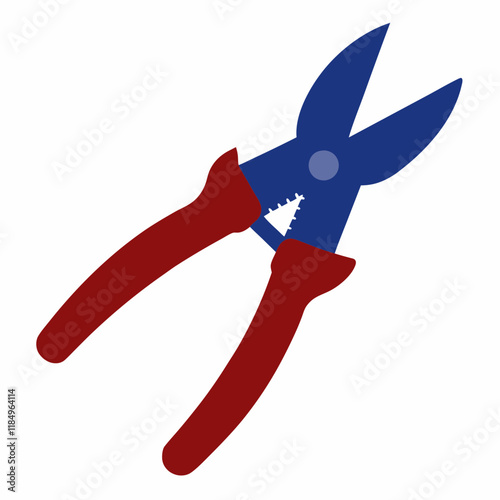 Black Silhouette Pruning Shears Vector
