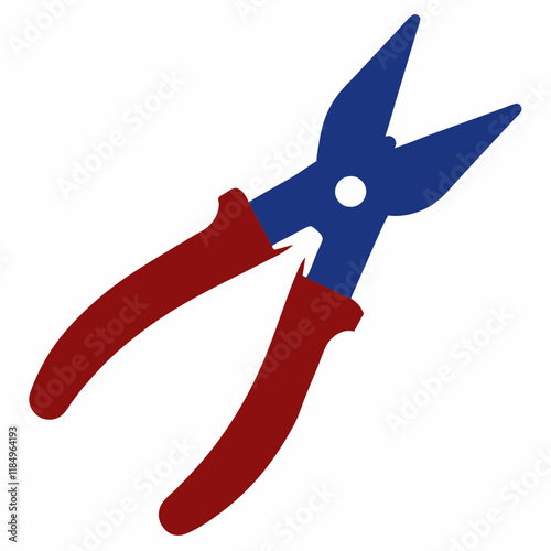 Black Silhouette Pruning Shears Vector