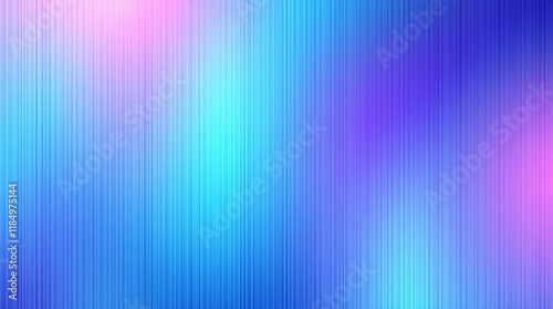 Polished Iridescent Metal Surface with Vertical Stripes and Dreamy Color Transition