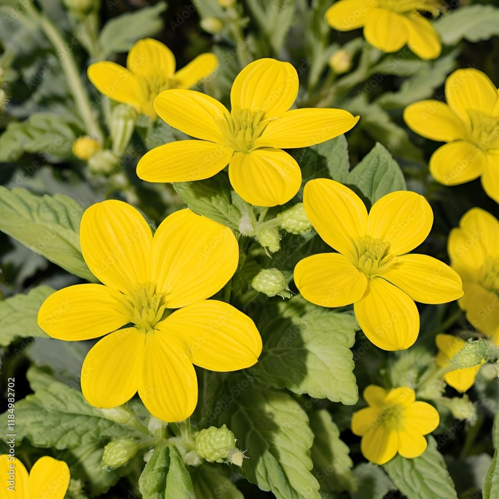 yellow flowers in the garden