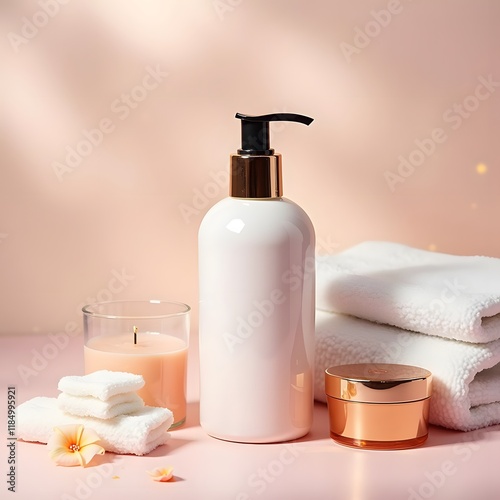 Serene Luxury Haircare Elegance Amidst Spa Splendor