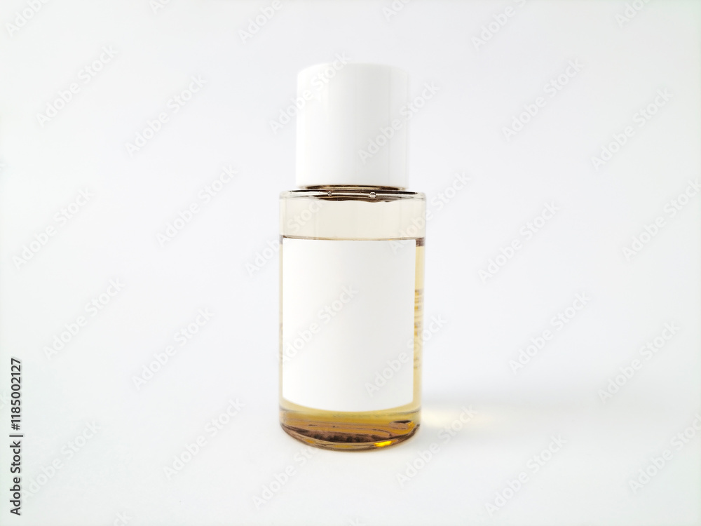Naklejka premium skin care product bottles isolated on white background