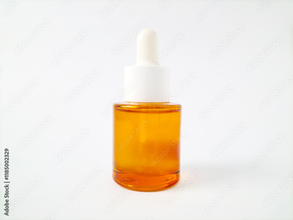 Fototapeta premium skin care product bottles isolated on white background
