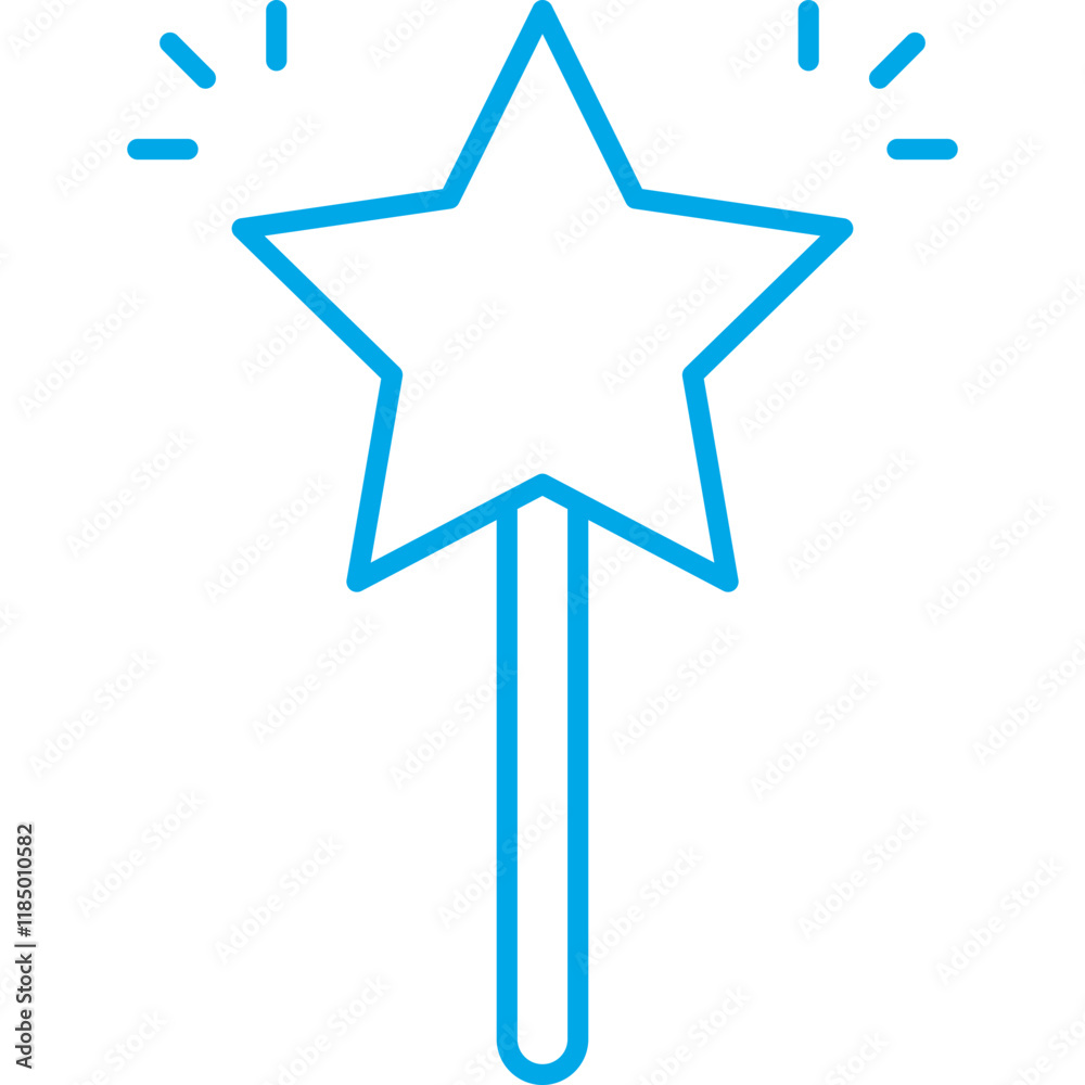 Magic icon single vector illustration Magic icon single vector illustration