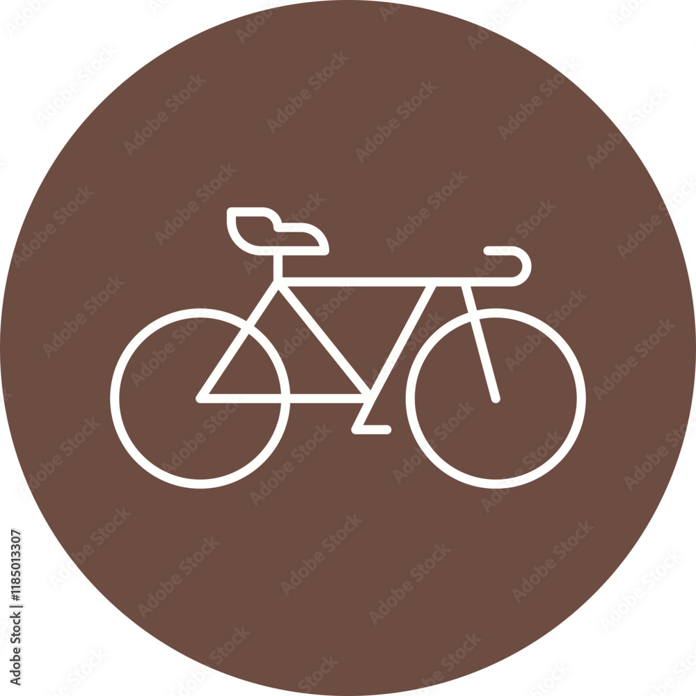 Bicycle icon single vector illustration Bicycle icon single vector illustration