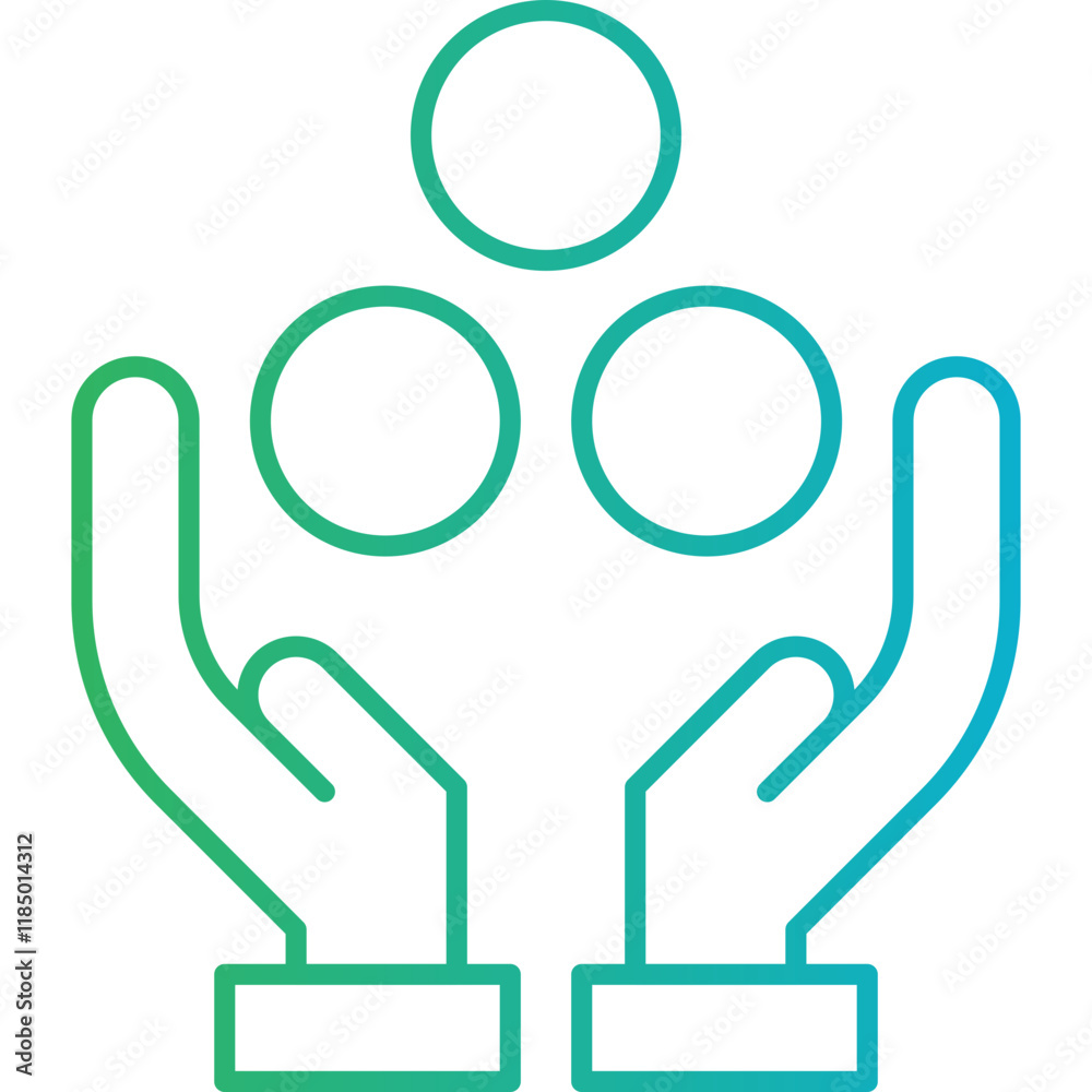 Obraz premium Juggling Balls icon single vector illustration