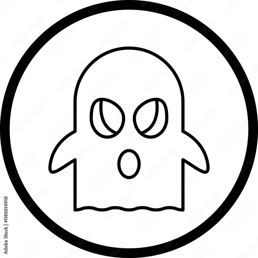 Ghosts icon single vector illustration Ghosts icon single vector illustration