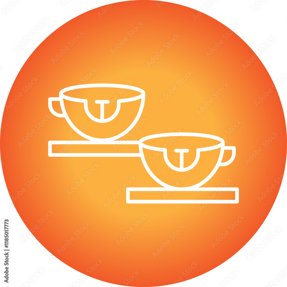 Cups Swing icon single vector illustration Cups Swing icon single vector illustration