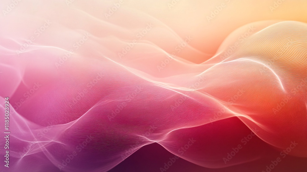 Abstract pink and orange gradient background flowing smoothly Abstract pink and orange gradient background flowing smoothly