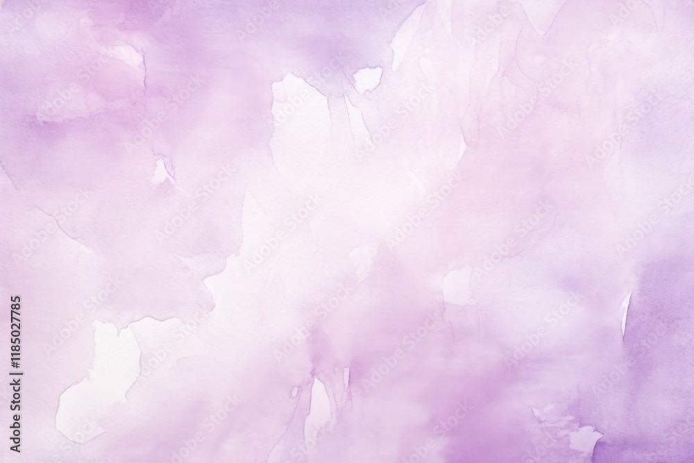 Fototapeta premium Lavender paint wash with white space Background