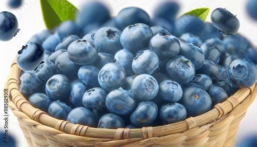 Wallpaper Mural blueberry cultivation, healthy and natural purple colored fruits Torontodigital.ca