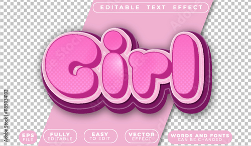 Girl Woman Cute Princess Lady Angel Fully Editable Vector Text File