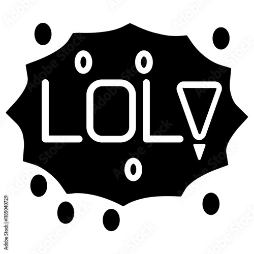 Laugh out loud Sticker Icon