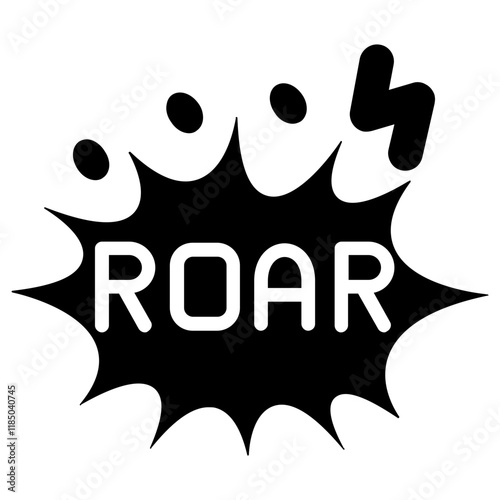 Roar Sticker Icon