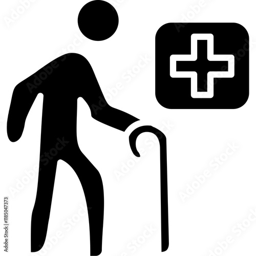 Geriatric care consultation Icon