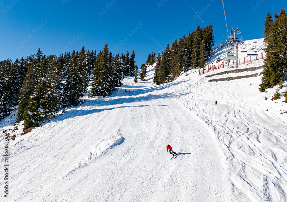 Kitzbuhel, ski resort in Austrian Alps
