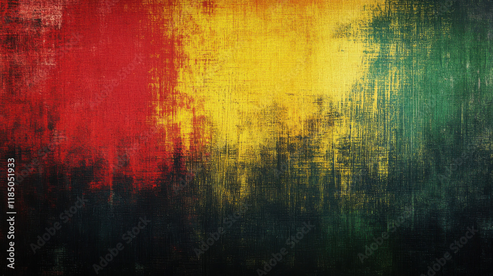 Fototapeta premium Textured artwork for Black History Month and unity.