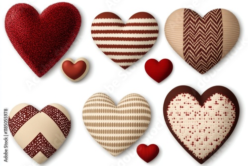 heart shaped chocolate candies