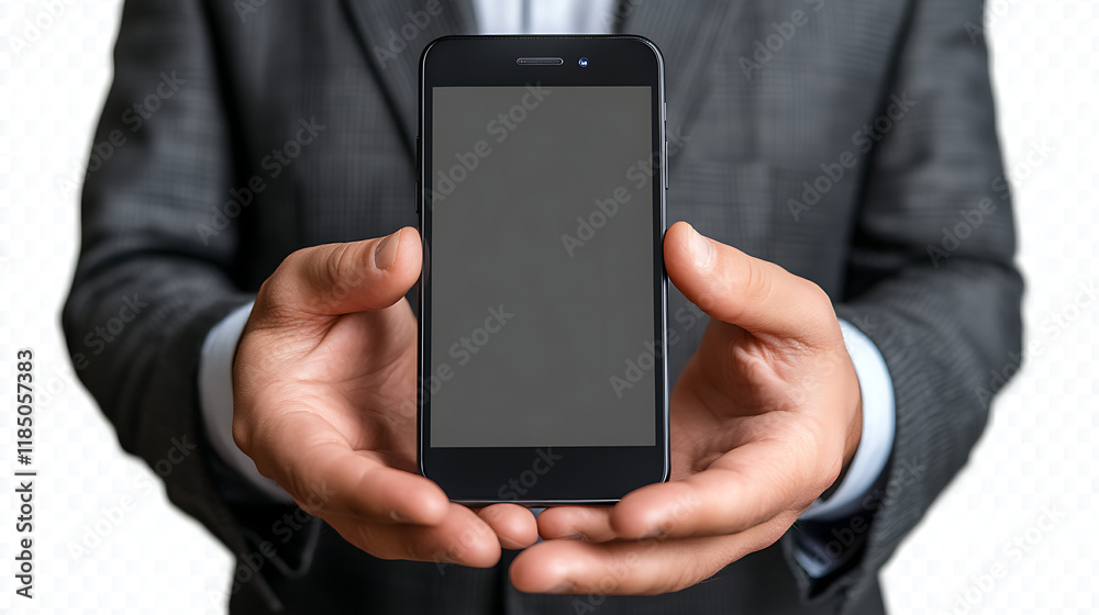 stylish businessman holding phone isolated on transparent background ideal for corporate communication and leadership
stylish businessman holding phone isolated on transparent background ideal for corporate communication and leadership