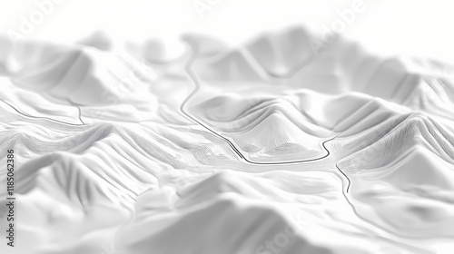 Glenwood, timaru district, new zealand. minimalistic road map with black and white lines. Glowwood. Illustration photo