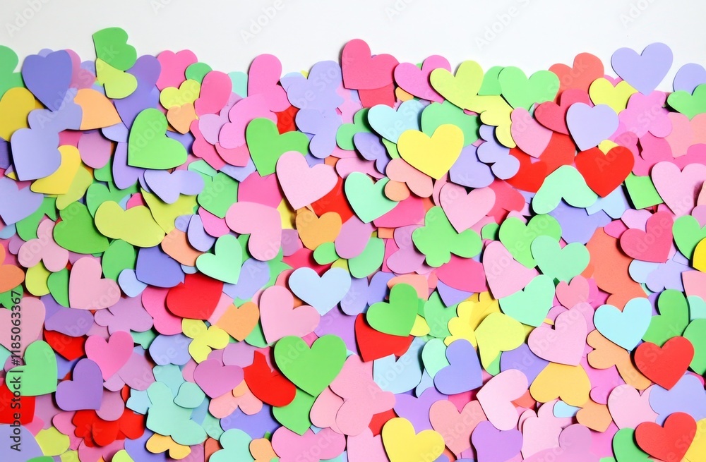 Fototapeta premium Valentine's Day inspiration. Retro heart love design