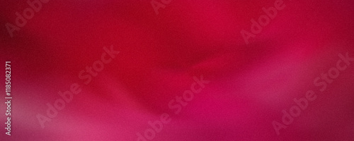 Red Background Banner, Gradient, Grain Texture, Love Concept, Abstract Rose Flower Background - Smooth Silk Red Pink Color Gradient - Organic texture banner header cover backdrop design - love concept