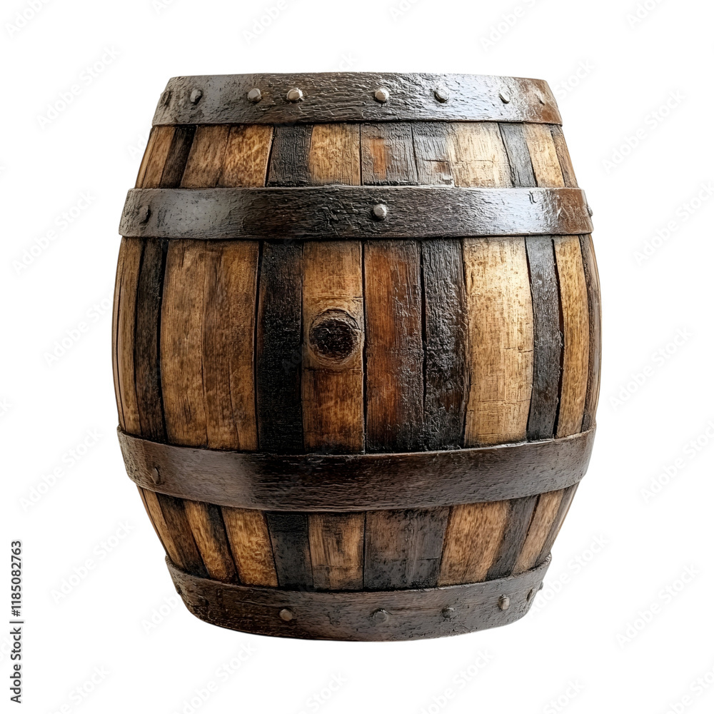 Aged Barrel Caramel on transparent background Aged Barrel Caramel on transparent background