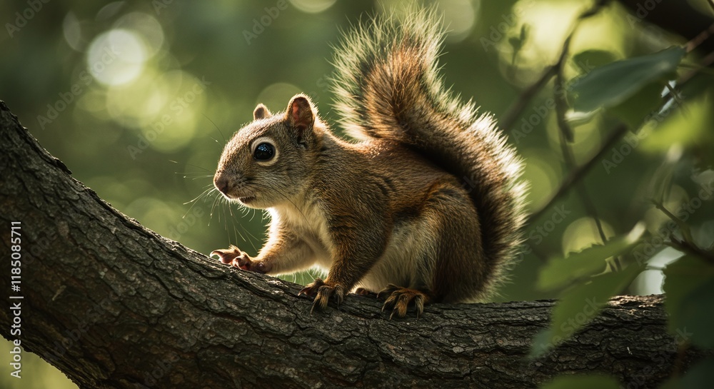 squirrel on a tree squirrel on a tree