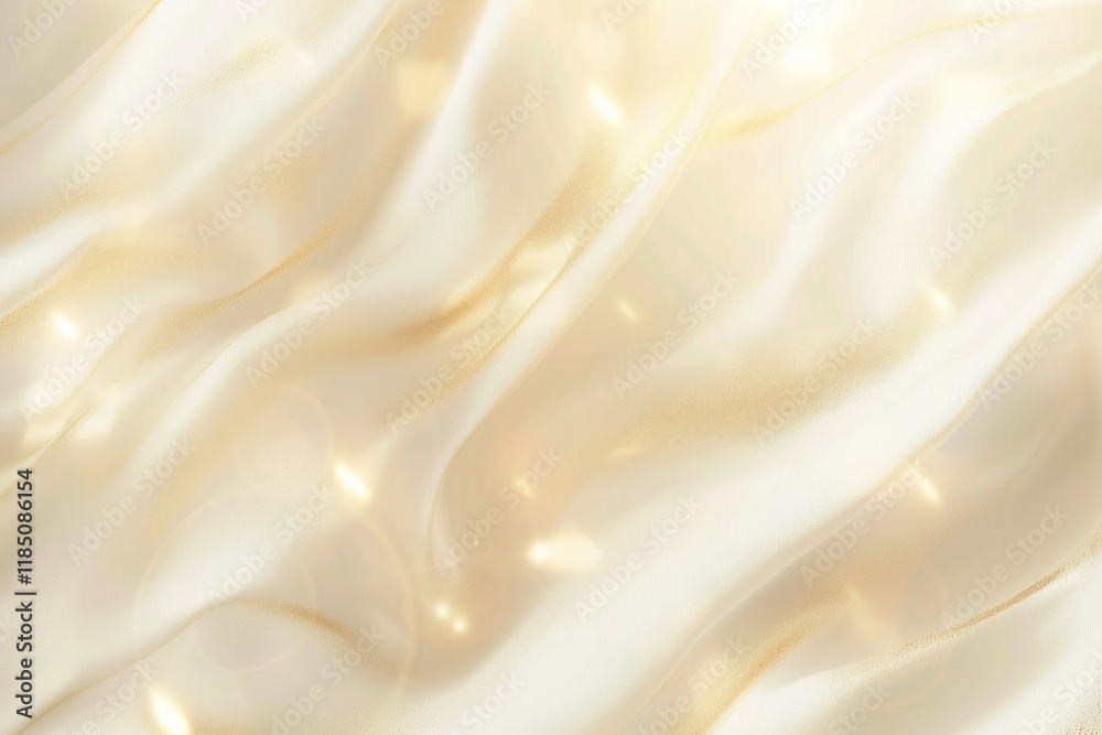 Abstract white background with gold wavy curve Abstract white background with gold wavy curve