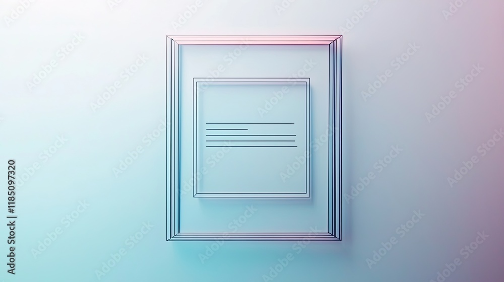 A minimalist digital artwork featuring layered frames with abstract lines, suggesting a focus on design and aesthetics. A minimalist digital artwork featuring layered frames with abstract lines, suggesting a focus on design and aesthetics.