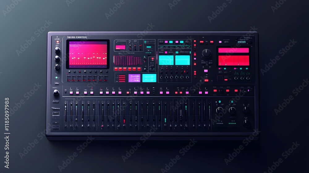 Advanced Digital Audio Workstation Synthesizer Console Advanced Digital Audio Workstation Synthesizer Console