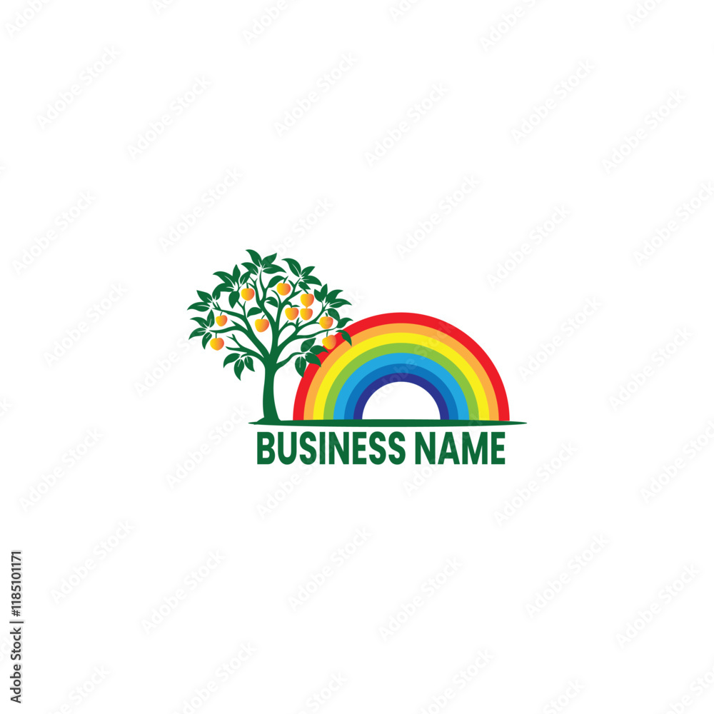 Obraz premium farming logo design 