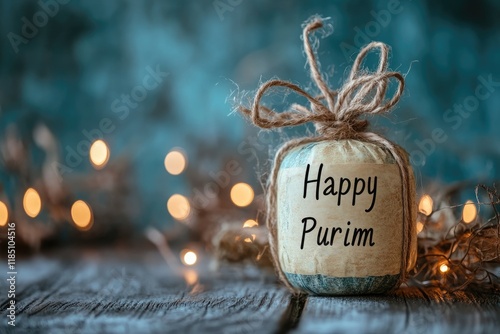Purim celebration: eye-catching banner embodying spirit of the holiday, elements of merriment, colorful costumes, community gatherings, everyone to partake in joyous festivities, shared traditions.