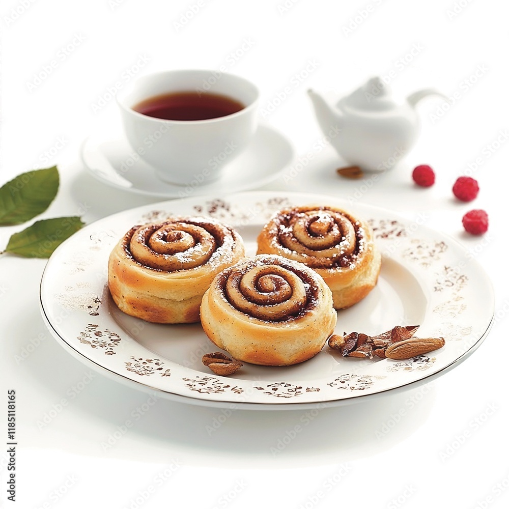 cup of tea and cookies