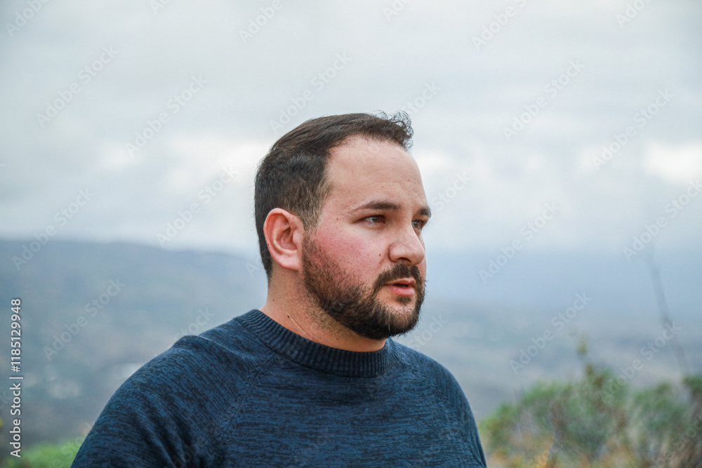 Sad And Stressed Man Going Outdoor Sad And Stressed Man Going Outdoor