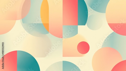 Retro abstract geometric background