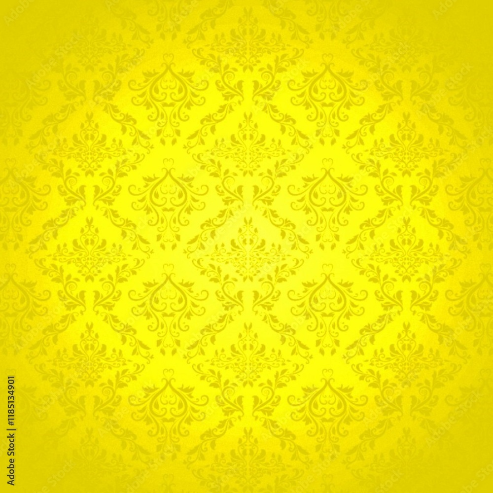 Background paper or fabric, with floral damask and baroque, seamless ornamental pattern Background paper or fabric, with floral damask and baroque, seamless ornamental pattern